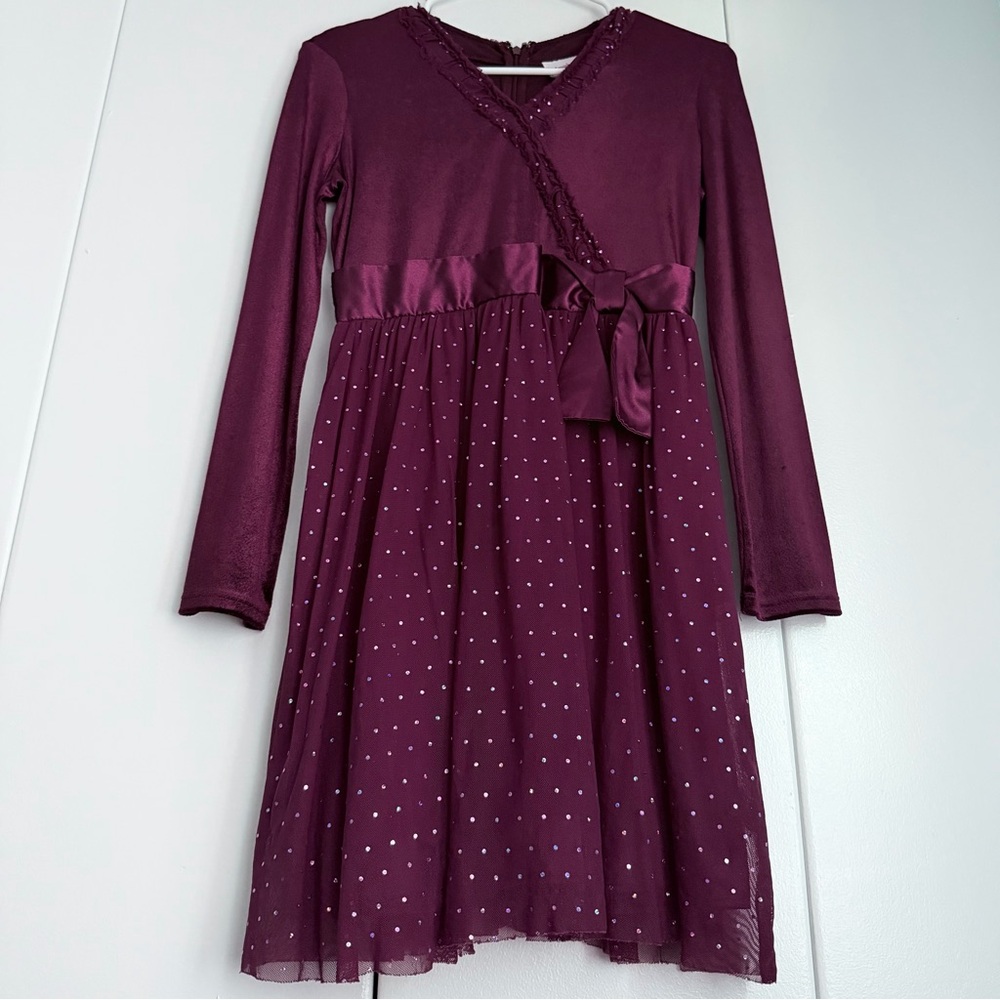 American Girl sparkly plum dress like your doll outfit